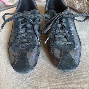 Coach Black and Gray Women's Shoes